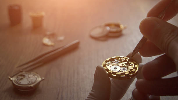 istock Mechanical watch repair 1084276124
