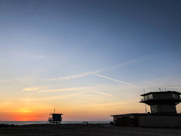 istock Sunset on the beach in Venice, CA over the Pacific Ocean 1084286876