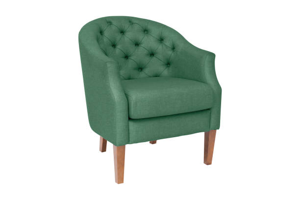 istock fabric and wood armchair modern designer 1084288474