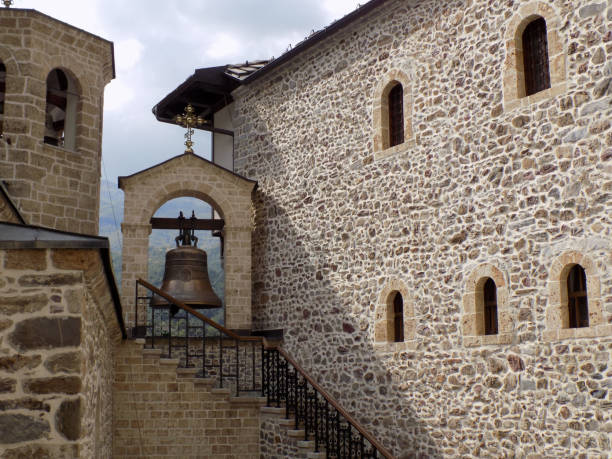 istock Church bell in the monastery belfry 1084291288