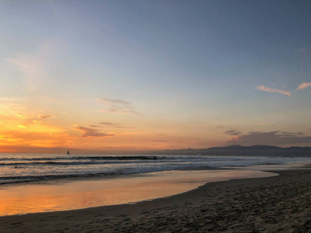 istock Sunset in Venice Beach in Los Angeles, CA 1084291954