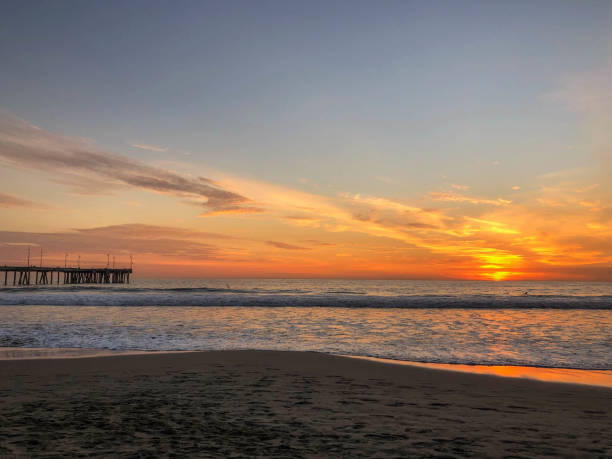istock Sunset in Venice Beach in Los Angeles, CA 1084291974