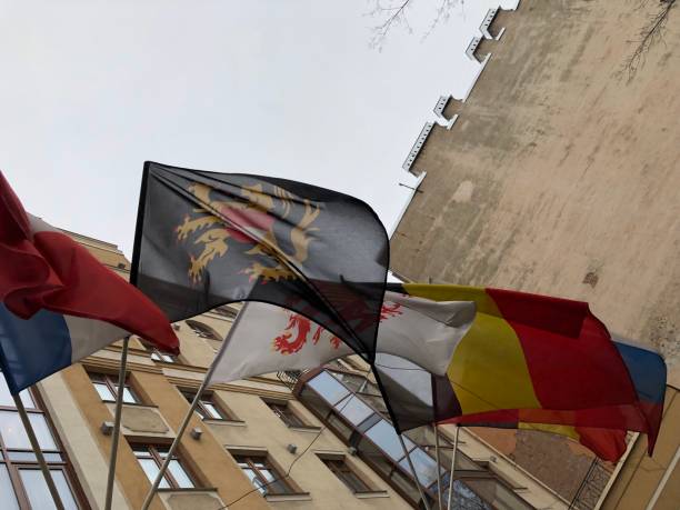istock Flags,National,Russia,Belgium 1084294360