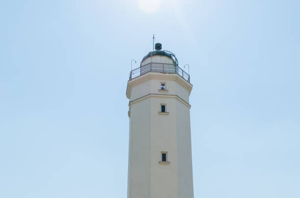 istock White lighthouse against the blue sky on a sunny day 1084297120