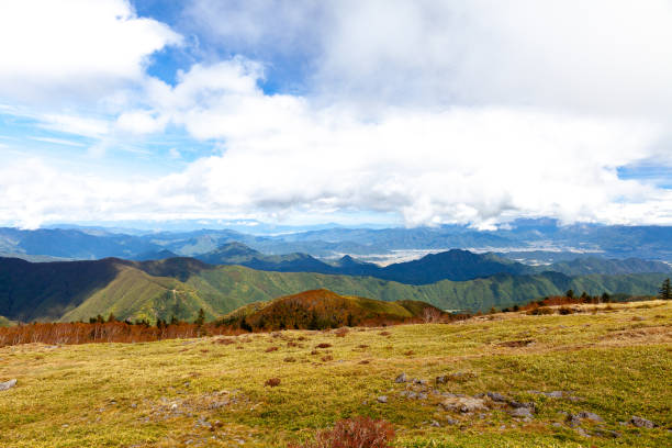 istock autumn view of Japan 1084298716