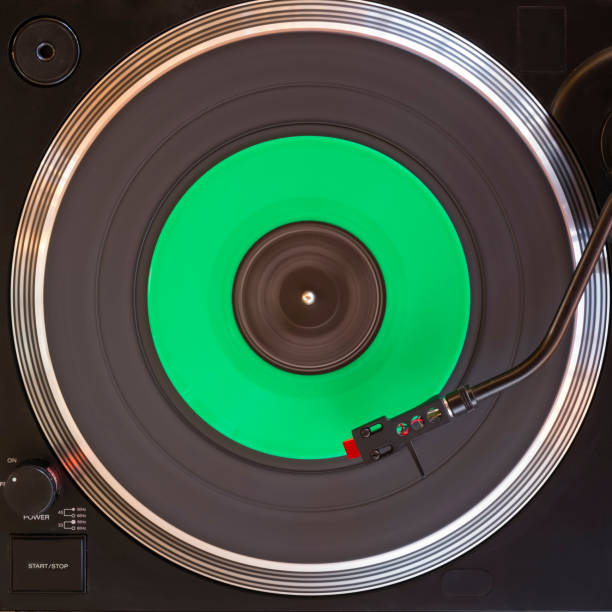 istock Directly Above Shot Of Record Playing On Turntable 1084307024