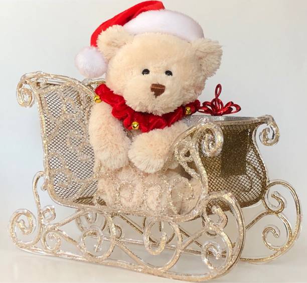 istock Teddy bears christmas  sleigh 1084309918