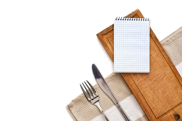 istock Preparing to write recipe on the wooden desk. 1084343806
