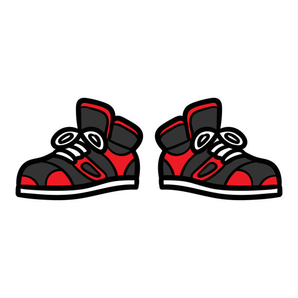 6,792 Cartoon Running Shoes Illustrations & Clip Art - iStock