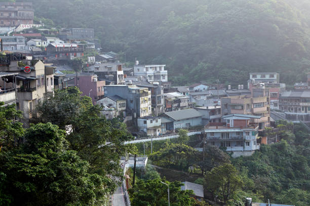 istock Cityscape among the mountain 1084380262