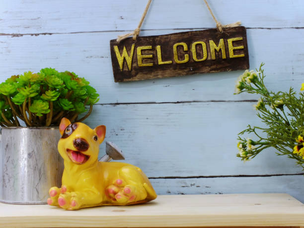 istock welcome sign and home decor with space copy background 1084384904