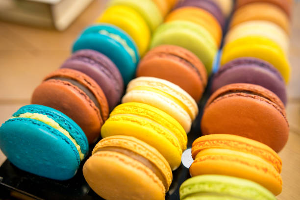istock close up of colorful macaroons as background 1084386336