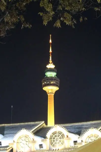 Daegu tower in the night