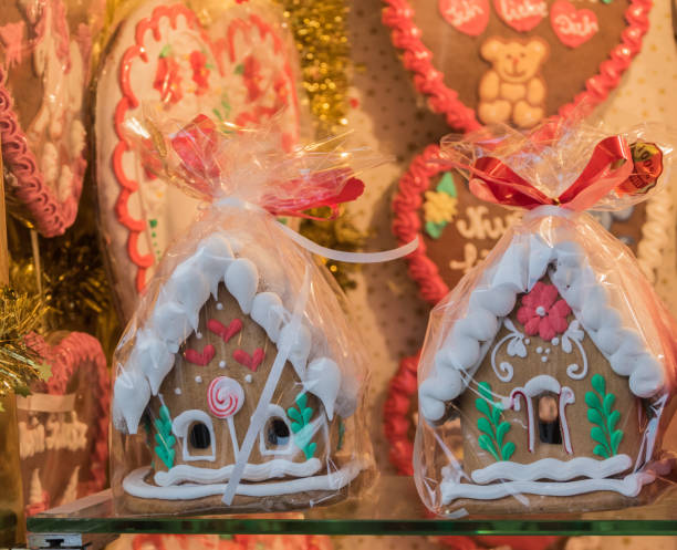 istock Gingerbread Houses Christmas Market 1084393376