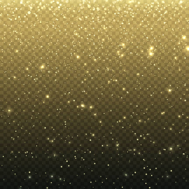 Glitter stardust particles vector art illustration
