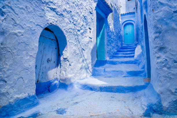 The beautiful blue medina of Chefchaouen The beautiful blue medina of Chefchaouen in Morocco chefchaouen photos stock pictures, royalty-free photos & images