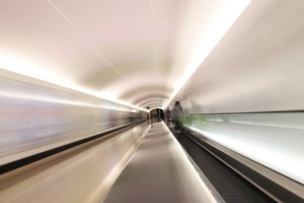 istock the tunnel light of the moving short 1084419690