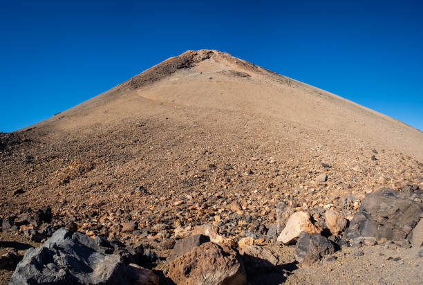 Peak of Teide volcano. Tenerife stock photo