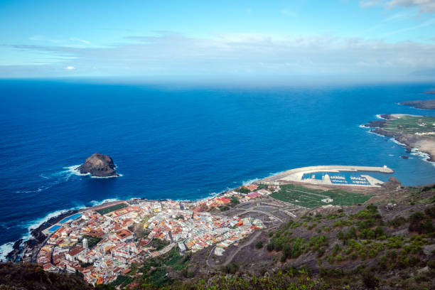 istock Panoramic view of Garachico town, Tenerife 1084423652