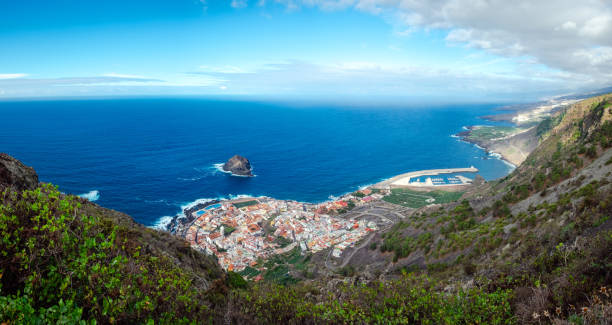 istock Panoramic view of Garachico town, Tenerife 1084423656