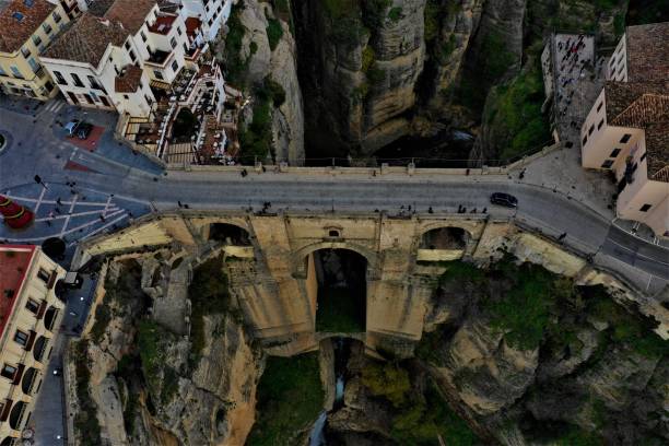 istock Town Ronda in Spain from above 1084435382