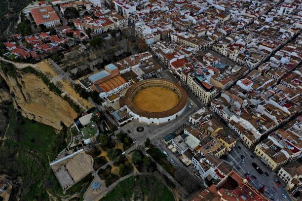 istock Town Ronda in Spain from above 1084435498