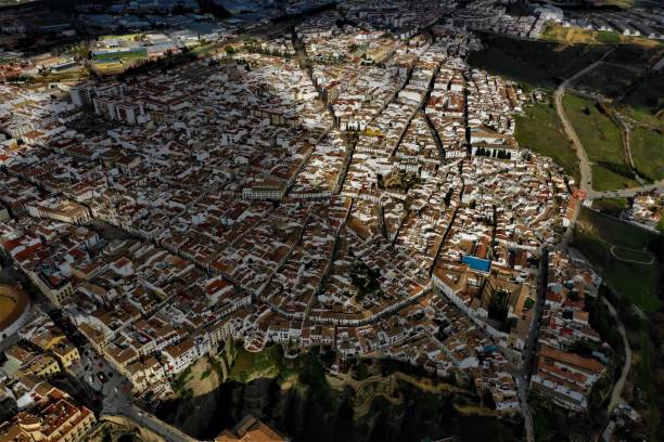 istock Town Ronda in Spain from above 1084437000