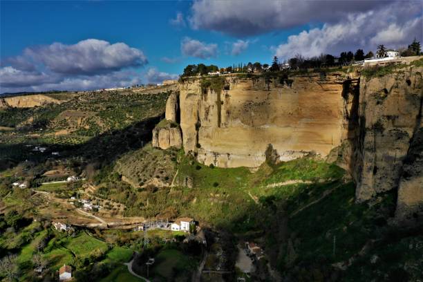 istock Town Ronda in Spain from above 1084437350