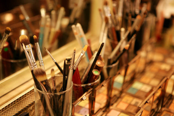 istock cosmetics arranged in beauty salons 1084437424