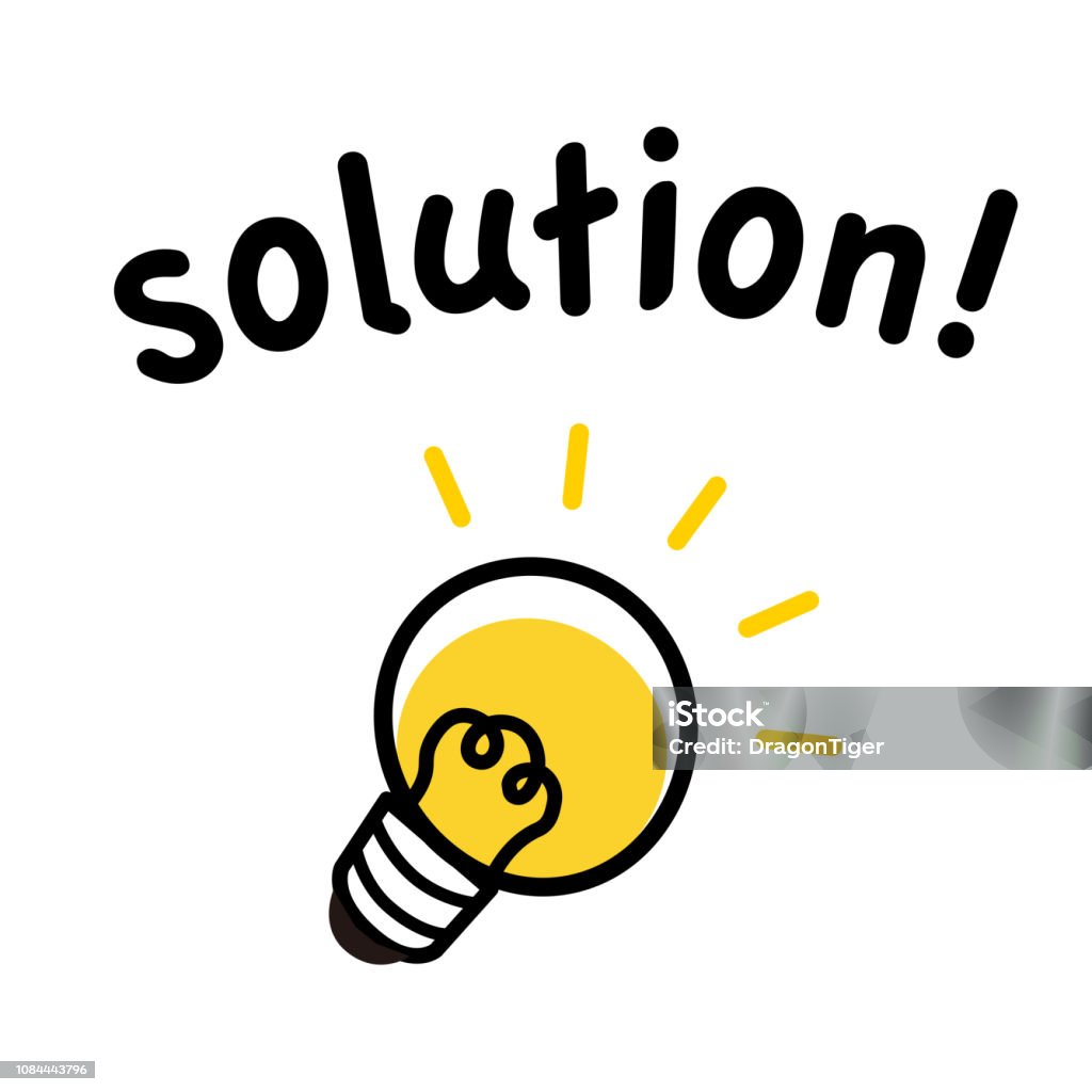 Solotion Image Solution Image Stock Illustration - Download Image Now - Business ...