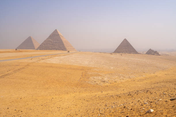 istock Pyramids of Giza near Cairo Egypt 1084459402