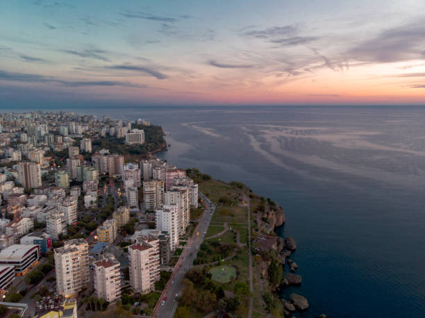 istock Sea view houses antalya 1084461766