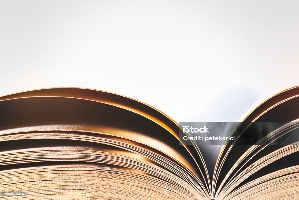 Abstract Open Old Book Book Stock Photo