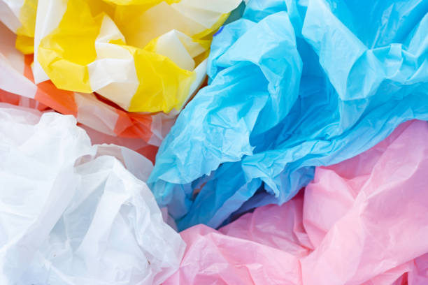 istock Colorful plastic bags background 1084508032