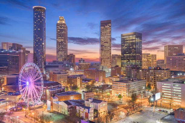 istock Atlanta, Georgia, USA Dawn Skyline 1084509280