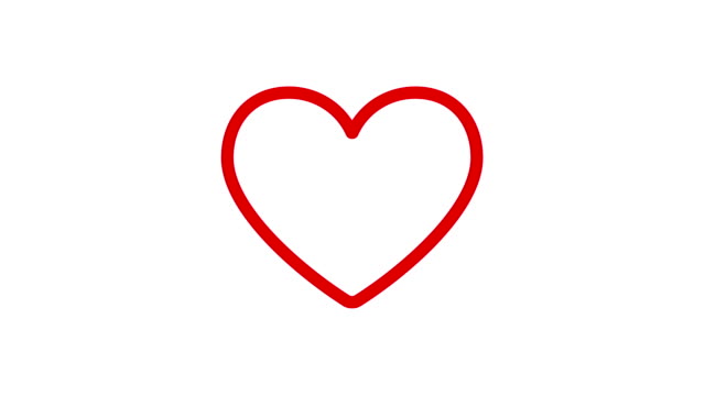 6,244 Heart Line Stock Videos and Royalty-Free Footage - iStock | Heart line  icon, Heart line art, Heart line drawing