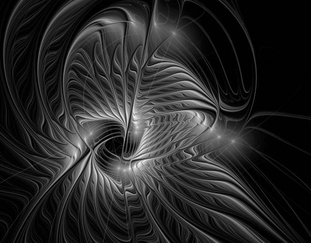 istock Elegant, extremely delicate and translucent abstract floral composition with a silky surface. 1084530242
