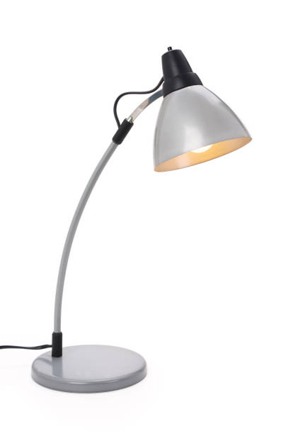 istock Old vintage or retro desk lamp isolated on white background 1084533848