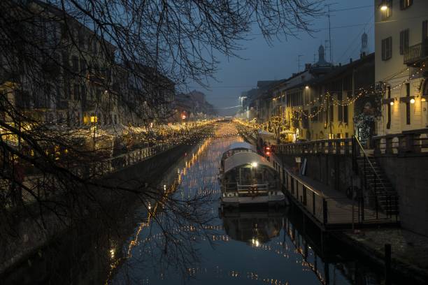 istock Milan, Christmas Naviglio Grande 1084564446