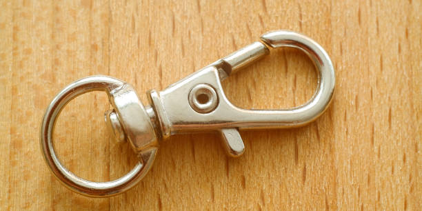 istock Carabiner for keys. Key chain with ring 1084579936