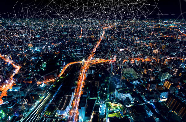 istock Links  with Osaka city, Japan 1084586992