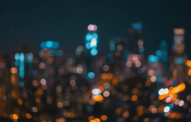 istock Blurred bokeh Chicago abstract cityscape 1084587030