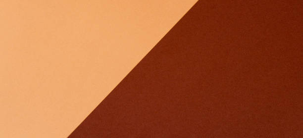 istock Color papers geometry composition background with beige and brown tones 1084595412