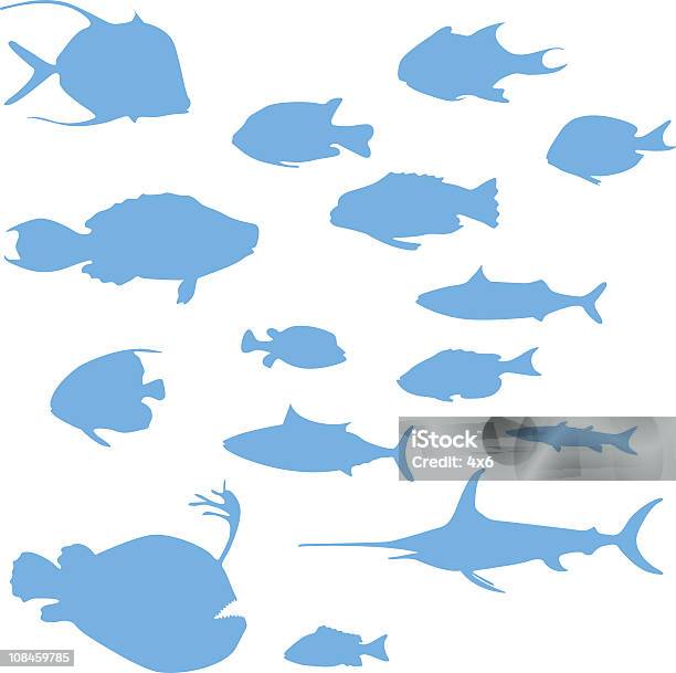 Viele Andere Fische Die In Ihrem Design Stock Vektor Art und mehr Bilder von Computergrafiken - Computergrafiken, Farbbild, Fisch