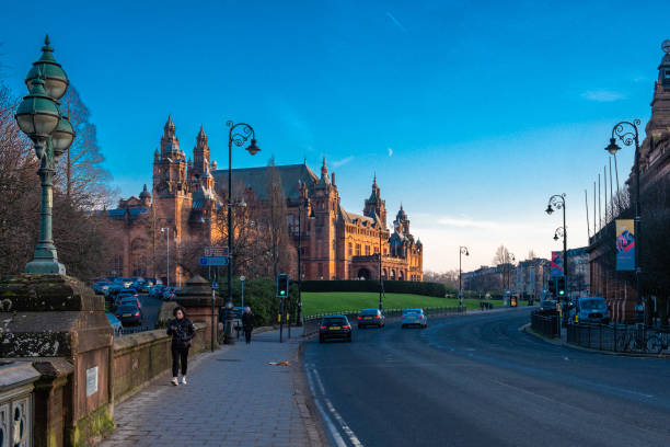 Kelvingrove Art Gallery and Miuseum (Sir John W. Simpson and E.J. Milner Allen, 1901) in Kelvingrove Park in the West End of Glasgow, Scotland.
