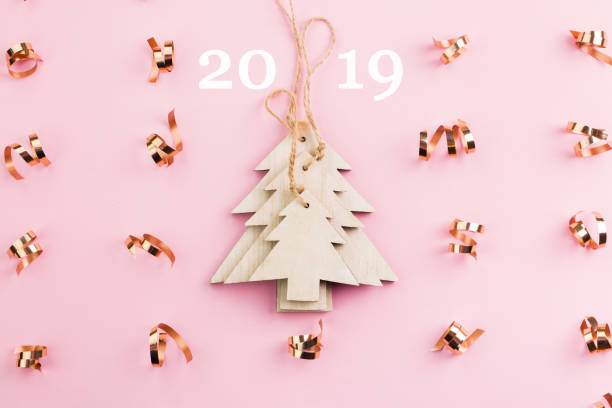 istock Christmas and New Year's Day festive decoration. Flat lay. 1084615048