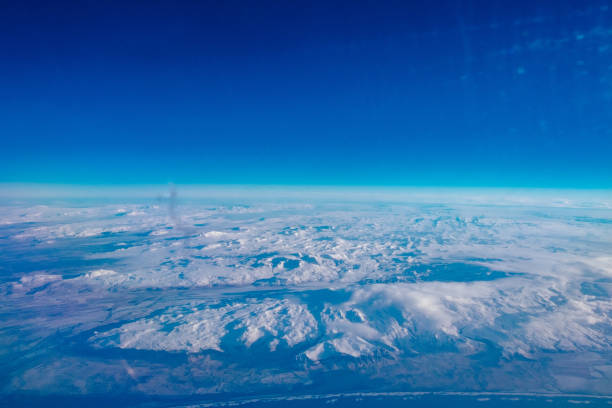 istock Aerial View Of Snow Covered Landscape 1084616980