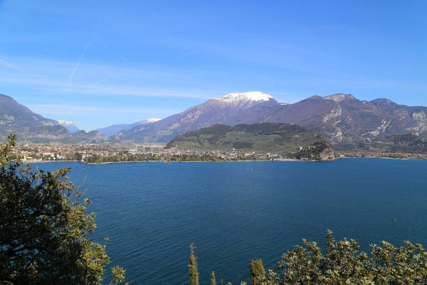 istock Panoramic view of Garda lake from Ponale trail 1084619396