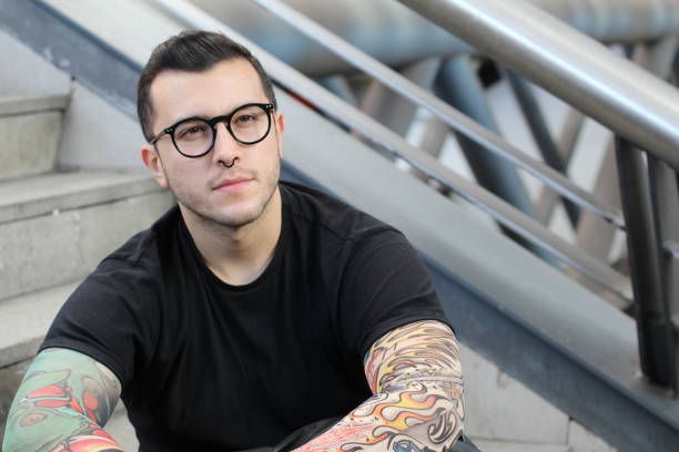 istock Millennial hip man with fancy look 1084624760