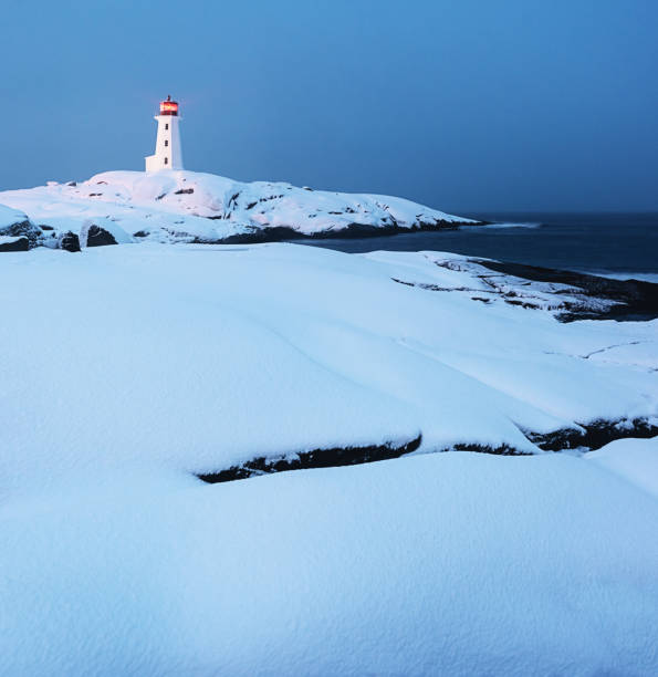 istock Blizzard at Peggy's Cove Lighthouse 1084631420